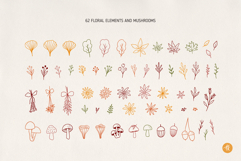 Autumn Charme Hand Drawn Doodle Set Product Image 5