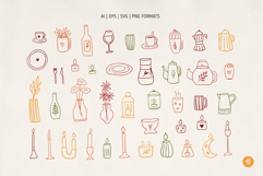 Autumn Charme Hand Drawn Doodle Set Product Image 7