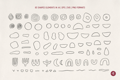 Abstract Shape SVG Bundle, Kintsugi Vase PNG Clipart Product Image 7