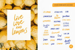 Lemon Summer Hand Drawn Collection, Citrus SVG Cut Files Product Image 8