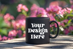 Coffee Mug Mockup Placed On A Garden Product Image 1