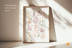 Autumn Charme Hand Drawn Doodle Set Product Image 15