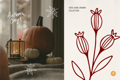 Autumn Charme Hand Drawn Doodle Set Product Image 19