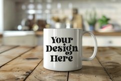 Coffee Mug Mockup Placed On A Bed Kitchen Product Image 1