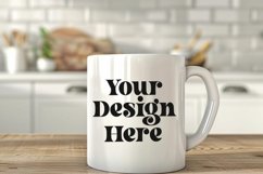 Coffee Mug Mockup Placed On A Bed Kitchen Product Image 1