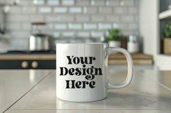 Coffee Mug Mockup Placed On A Bed Kitchen Product Image 1
