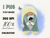 Summer Gnome Sublimation design PNG|Gnome clipart Product Image 2