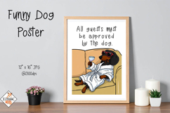 Funny Dog Poster Design Printable Product Image 1