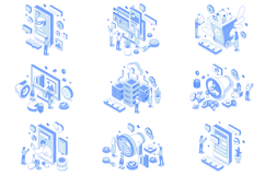 Isometric Illustrations Bundle Product Image 2