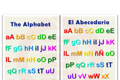 Printable alphabet letters wall art Kid room Classroom Product Image 3