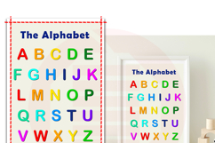 Printable alphabet letters wall art Kid room Classroom Product Image 4