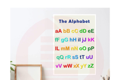 Printable alphabet letters wall art Kid room Classroom Product Image 5