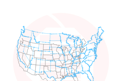 Laser cut America USA map SVG files vector template download Product Image 3
