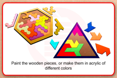 Laser cut SVG Geometric puzzles Montessori school template Product Image 4