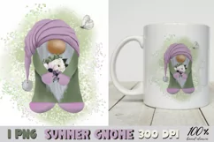 Summer Gnome Sublimation design PNG|Gnome clipart Product Image 1