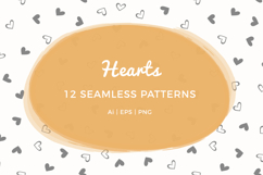 Seamless Patterns with Hearts Product Image 1