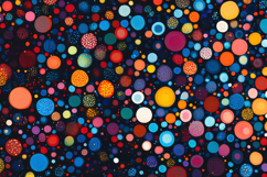 Colorful Circles Background Wallpaper Product Image 1