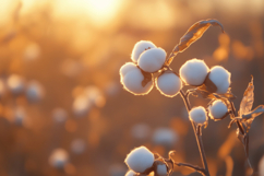 Cotton Field Background Wallpaper Product Image 1