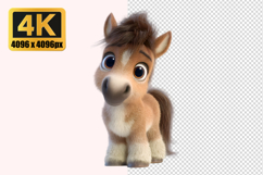 Baby Foal Transparent PNG Product Image 1