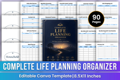 Complete Life Planning Organizer | Life Goal, Budget, Health Product Image 1