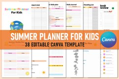 Summer Planner For Kids for Canva Interior Product Image 1