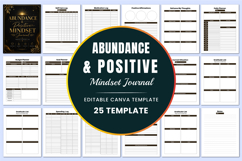 Abundance &amp; Positive Mindset Journal For KDP Interior Product Image 1
