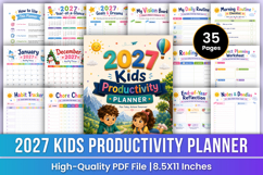 2027 Kids Productivity Planner | Routine Product Image 1