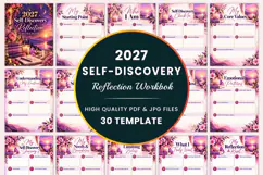 2027 Self-Discovery & Reflection Workbook Product Image 1