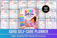 ADHD Self-Care Planner | Self-Care, Focus, Energy, Emotional Product Image 1