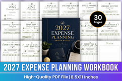 2027 Expense Planning Workbook | Budget Planner Product Image 1