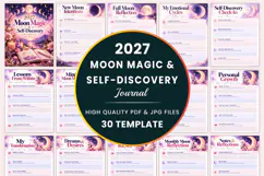 2027 Moon Magic & Self-Discovery Journal Kdp interiors Product Image 1