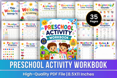 Preschool Activity Workbook | Printable Learning Activities Product Image 1