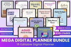 Mega Digital Planner Bundle Canva Interior Product Image 1