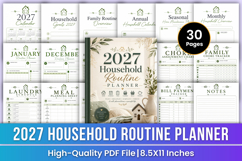 2027 Household Routine Planner | Home Planner Product Image 1