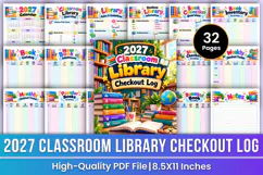 2027 Classroom Library Checkout Log | Book Tracking, Student Product Image 1