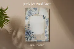 Vintage Floral Junk Journal Page Product Image 1