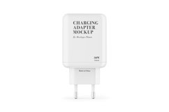 Matte Charging Adapter Mockup Product Image 2