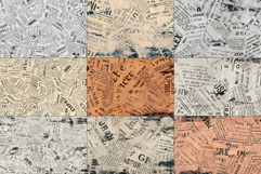 10 Grunge Vintage Newspaper Overlays Product Image 2