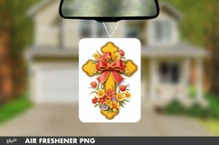 Easter Cross, Leather Religious Cross, Air Freshener PNG Product Image 1
