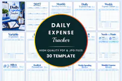 Daily Expense Tracker Kdp interiors Product Image 1