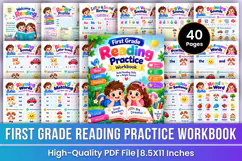 First Grade Reading Practice Workbook | Phonics, Sight Words Product Image 1