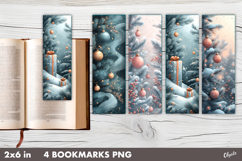 Whimsical Christmas Bookmark PNG Product Image 1