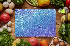 Blue Purple Glitter Cutting Board Design - 04 Variations Product Image 1