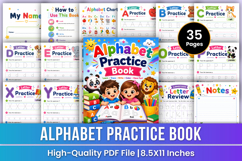 Alphabet Practice Book | Letter Tracing Workbook Product Image 1