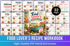 Food Lover’s Recipe Workbook | Recipe Collection, Meal Product Image 1