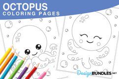 Octopus Coloring Pages Product Image 1