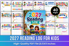2027 Reading Log for Kids | Tracker Product Image 1