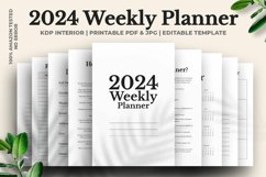 2024 Weekly Planner Kdp Interior Product Image 1