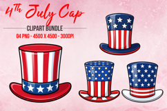 4th July Cap Clipart Product Image 1