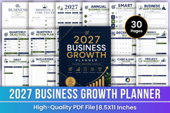 2027 Business Growth Planner | Printable PDF Product Image 1
